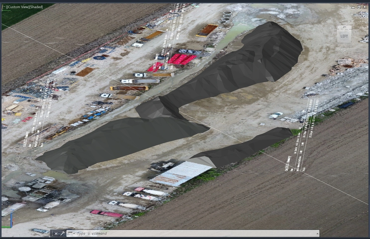 Volume & Quantity Calculations - freelance geodetic engineer