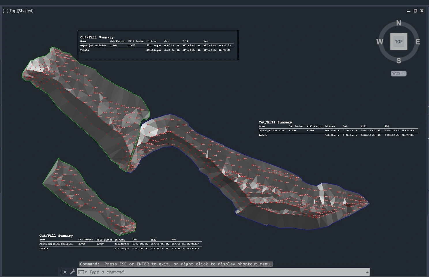 Volume & Quantity Calculations - freelance geodetic engineer