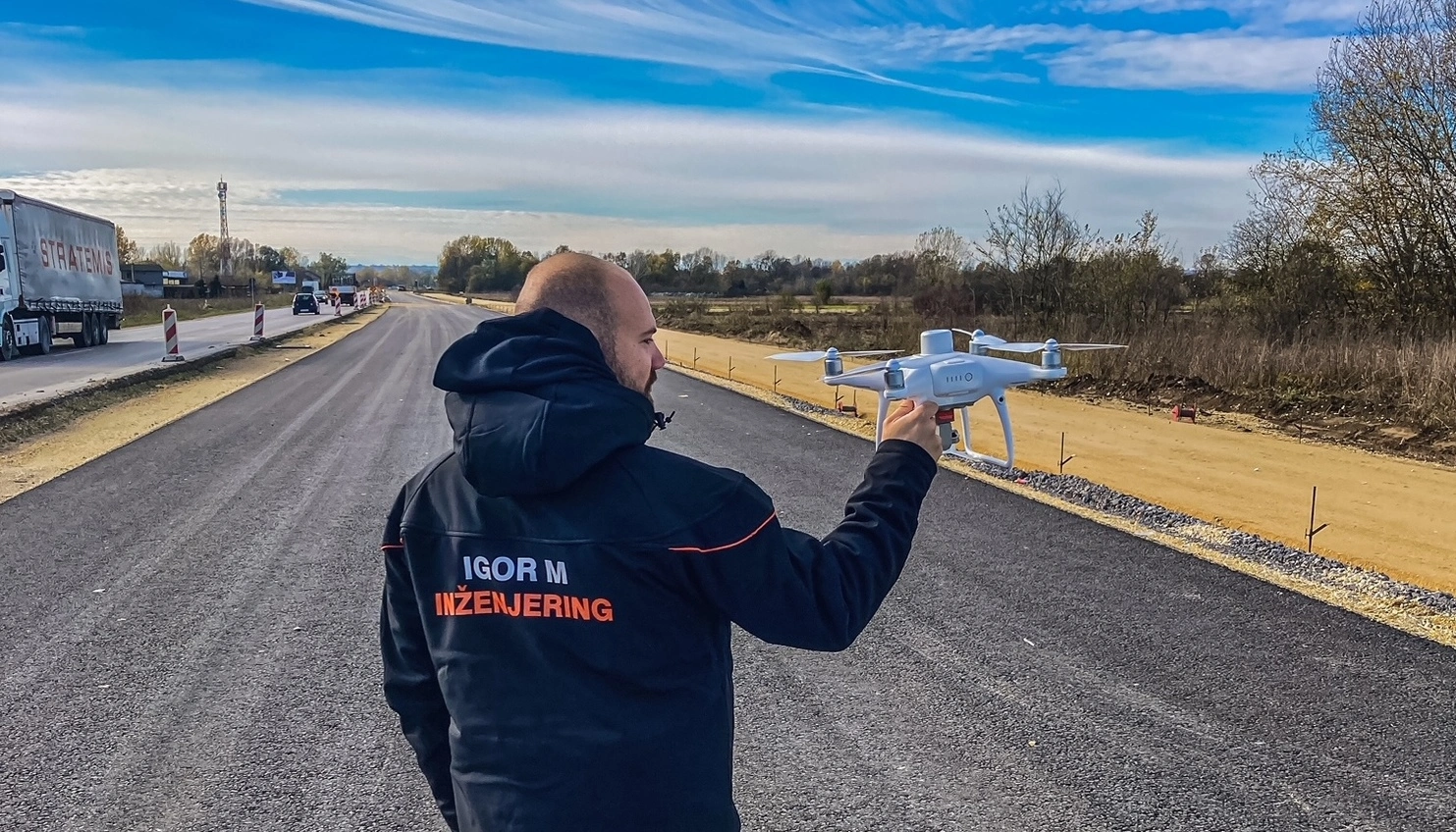 Igor Milanovic Freelance geodetic engineer with drone